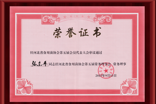 2015河北省食用菌协会第二届会员代表大会-荣誉证书（正文）.jpg